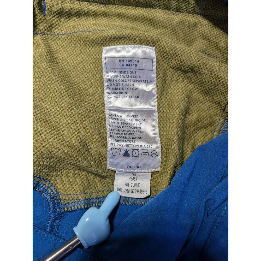 5.11 Tactical Board Shorts‎ Mens 38 Blue Ripstop Stretch Zipper Pockets